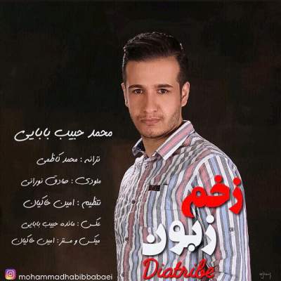 آهنگ جدید زخم زبون از محمد حبیب بابایی